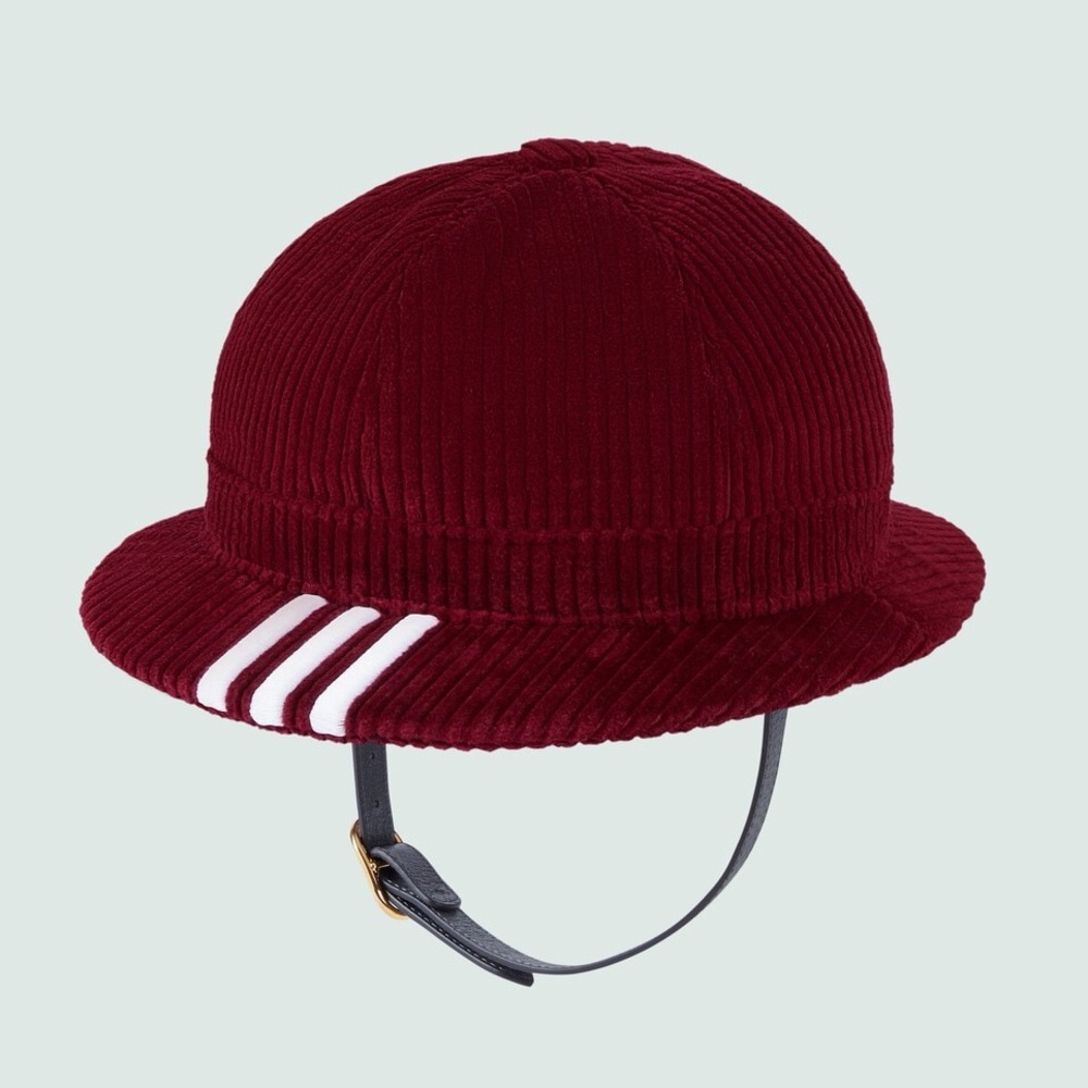 Gucci x Adidas Burgundy Corduroy Golf Hat